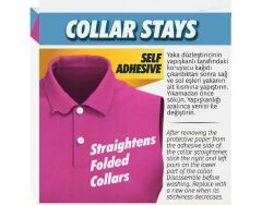 Yaka Düzleştirici Düzeltici Yapışkanlı Balin Kıvrılan Yakaları Düzeltir 20Adet