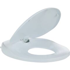 Çelik Ayna Çocuk Adaptörlü Çift Kullanımlı Klozet Kapağı-208