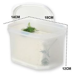 Moon Star Peynir Saklama Kabı Süzgeçli Hava Sızdırmaz 1,8+0,9 Litre-MID-ST200
