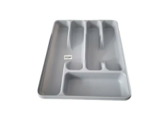 Moonstar Çekmece İçi Kaşıklık 5Gözlü Çatal Bıçak Organızer 34X27CM-KŞ-172-GRİ