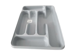 Moonstar Çekmece İçi Kaşıklık 6Gözlü Çatal Bıçak Organızer 40X30CM-KŞ170-GRİ