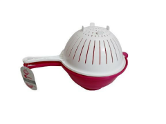 Moonstar Küvetli Süzgeç Pratik Çift Yönlü Süzgeç-CLB-355-FUŞYA+BEYAZ