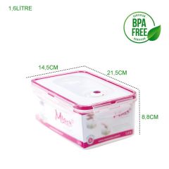 Moon Star Vakumlu hava geçirmez saklama kabı 1,60 LT+Pompa-MVAC182