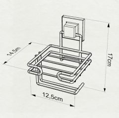 Geseus Home Yapışkanlı Yedekli Tuvalet Kağıtlık EF275