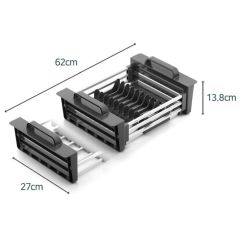 Primanova Candia Genişletilebilir Tezgah Ve Lavabo Üstü Bulaşıklık D14659