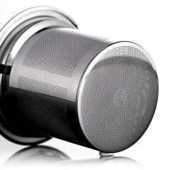 Ateşe Dayanıklı Çelik Süzgeçli Ahşap Saplı Lüx Cam Demlik 1500ML-20814