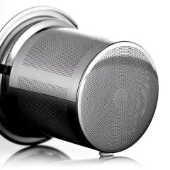 Ateşe Dayanıklı Çelik Süzgeçli Ahşap Saplı Lüx Cam Demlik 800ML-20812