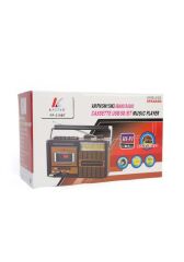 Nostaljik Kasetçalar 4 Bant Radyo,Usb Girişli,Fm Radyo,Bluetooth Bağlantılı-FP-319BT