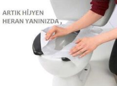 Klozet kapak örtüsü klozet hijyen örtüsü 250 ADET