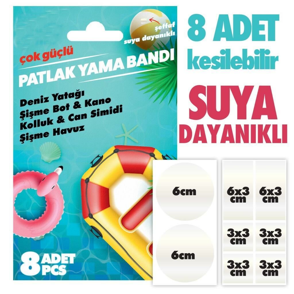 Patlak yama bandı Deniz yatağı,Şişme bot,Kano,Şişme havuz,Can simidi Tamir Bandı