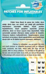 Patlak yama bandı Deniz yatağı,Şişme bot,Kano,Şişme havuz,Can simidi Tamir Bandı