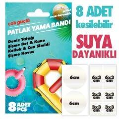 Patlak yama bandı Deniz yatağı,Şişme bot,Kano,Şişme havuz,Can simidi Tamir Bandı