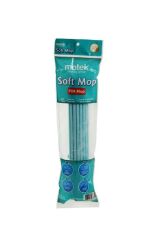 Geseus Motek Soft Mop Mikrofiber Cam,Parke Islak Zemin Temizlik Seti Çift Hazneli Yıka Sık Temizle-MT23