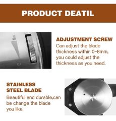 Elektrikli Döner Kesme Makinesi + Tavuk Döner Kesme Bıçağı