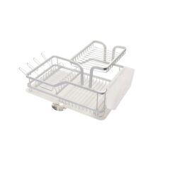 Primanova Bianka Çift Katlı Alüminyum Bulaşıklık Sepeti D-14657