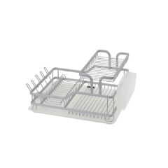 Primanova Bianka Çift Katlı Alüminyum Bulaşıklık Sepeti D-14657