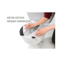 Klozet Kapak Örütüsü 5 Paket 1250 Adet+Palex Çelik Klozet Örtü Dispenseri-3802-2