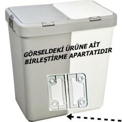 Motek 80LT Çamaşır Sepeti Çöp Kovası Yedek Alt Birleştirme Aparatı