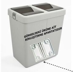 Motek 80LT Çamaşır Sepeti Çöp Kovası Yedek Alt Birleştirme Aparatı