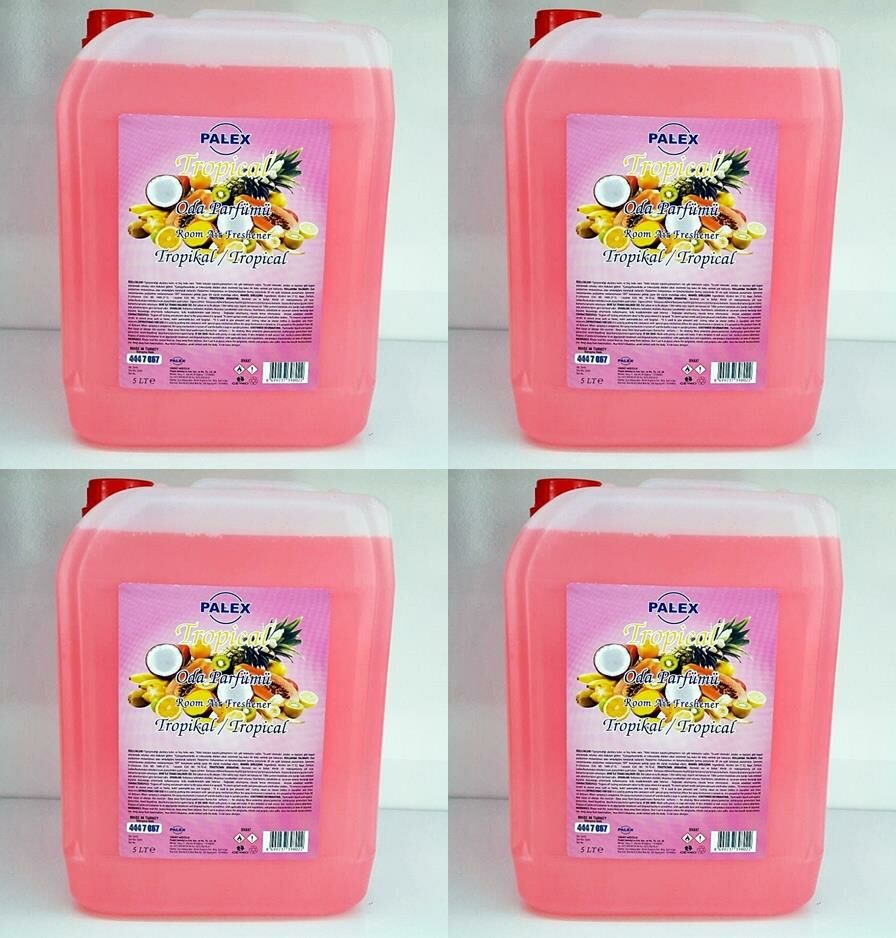 Palex 5 KG Oda Parfümü Çamaşır Parfümü 4x5kg-TROPİKAL MEYVELER
