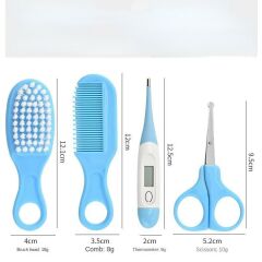 Bebek Bakım Seti Yeni Doğan Bakım Seti Ateş Ölçerli Bebek Hijyen Seti 8 Parça