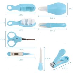 Bebek Bakım Seti Yeni Doğan Bakım Seti Ateş Ölçerli Bebek Hijyen Seti 8 Parça