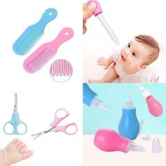 Bebek Bakım Seti Yeni Doğan Bakım Seti Ateş Ölçerli Bebek Hijyen Seti 8 Parça