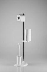 Primanova Alba Tuvalet Kağıtlık Ve Fırçalık E03