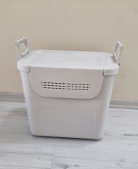 Geseus Motek  Mybox 1x30 Litre Kulplu Çok Amaçlı Organizer Saklama Kutusu-MT-35