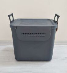 Geseus Motek  Mybox 1x30 Litre Kulplu Çok Amaçlı Organizer Saklama Kutusu-MT-35