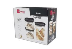 Moonstar smart üçlü saklama kabı hava sızdırmaz-SM-SET