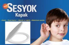 Geseus Acore Kelebek Amortisörlü Yavaş Kapanır Oval  Klozet Kapağı-968