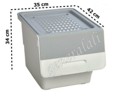 Motek Patateslik Soğanlık Tekerlekli Eşya Ve Erzak Kutusu Organizer 33 LT X 1AD