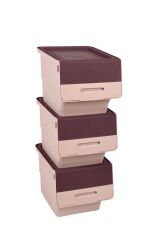 Motek MT07 Organızer Tekerlekli Eşya Ve Erzak Kutusu 3Katlı 3x12 LT