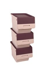 Motek MT07 Organızer Tekerlekli Eşya Ve Erzak Kutusu 3Katlı 3x12 LT