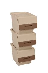 Motek MT07 Organızer Tekerlekli Eşya Ve Erzak Kutusu 3Katlı 3x12 LT