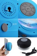 Su Geçirmez Mini Bluetooth Duş Hoparlörü Mini Kablosuz Hoparlör