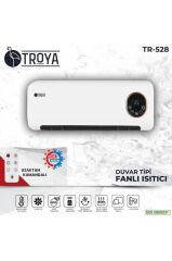 Troya Duvar Tipi Fanlı Isıtıcı Kumandalı 2000 Wat Sıcak/Soğuk-T528