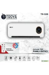 Troya Duvar Tipi Fanlı Isıtıcı Kumandalı 2000 Wat Sıcak/Soğuk-T528