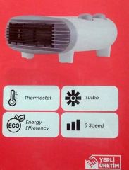 Hook Fanlı Yatık Turbo Ayak Isıtıcı Masa Altı Isıtıcı Sıcak/soğuk-498