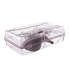 Bayan Şeffaf Ayakkabı Saklama ve Koruma Kutusu 10 Adet