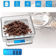 Dijital Hassas Elektronik Taşınabilir Terazi Tartı 3000Gr/ 0.1Gr Hassas Terazi 7107