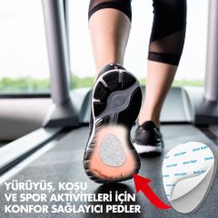 Boss Ayak Taban Rahatlatıcı Yastık Ped Yumuşak Yapılı Hipoalerjenik Bantlı 10 Ad