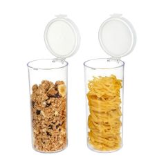 Moonstar Hava Sızdırmaz Kilitli Silindir Kavanoz 2 X1300 ML BPA FREE-JARSET2