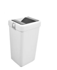 Motek 40 Litre Hassas Kapaklı Tek Gözlü Çöp Kovası