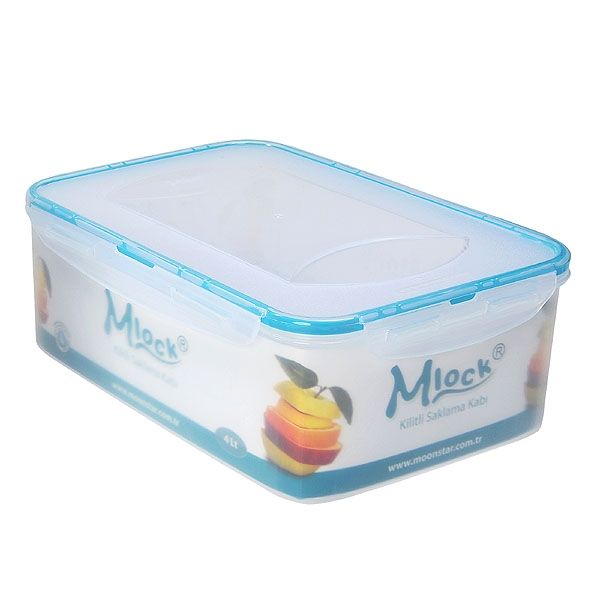 Moonstar Mlock Hava Sızdırmaz Contalı Saklama Kabı 4 Lt-ML171