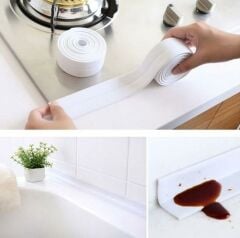 3M Su Sızdırmaz Bant Mutfak Lavabo Pencere Tezgah Sızdırmazlık Bandı 22mmX3,35 MT 1Adet