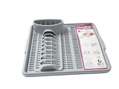 Moonstar Hareketli Tabaklık Bulaşık Durulama Seti Gri-720