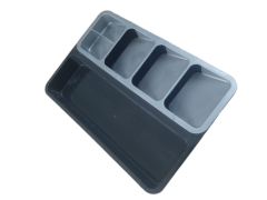 Çekmece İçi Kaşıklık 5 Gözlü Çatal Bıçak Organızer -1169-05