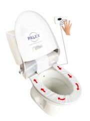 Palex Sensörlü Hijyenik Klozet Kapak Yedek Rulosu 2Koli+1Ad Hijyenik Klozet Kapak Hediye